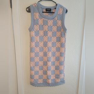 The Kooples Crochet Mini Sleevless Boho Dress 8 3